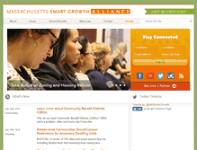 Tablet Screenshot of ma-smartgrowth.org